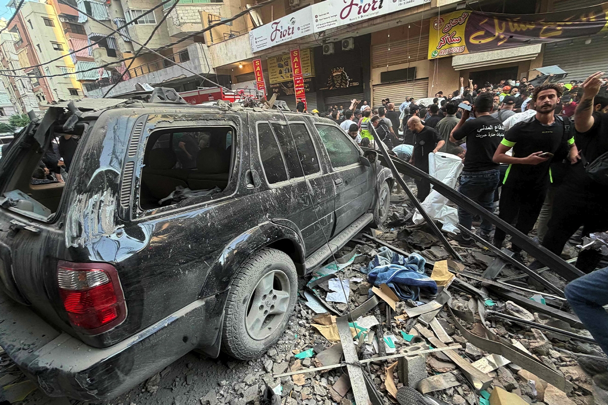 اسرائيل تستهدف رئيس اركان الحزب في ضاحية بيروت الجنوبية 